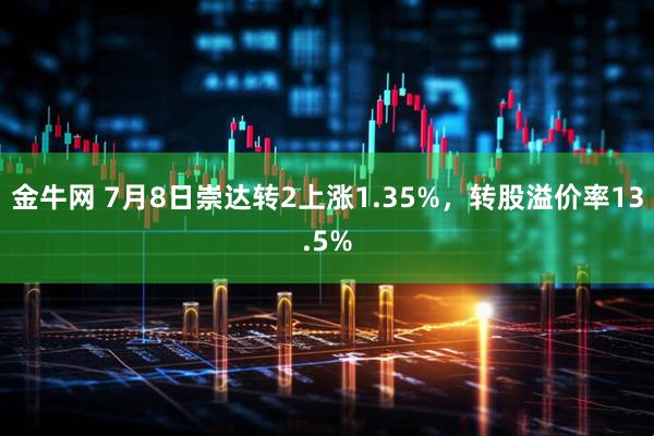 金牛网 7月8日崇达转2上涨1.35%，转股溢价率13.5%
