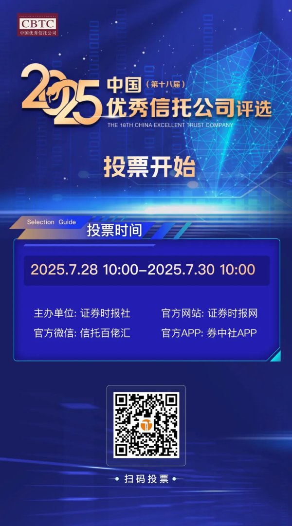 恒力配资 “2025中国优秀信托公司评选”微信投票启动！快来pick您信赖的机构